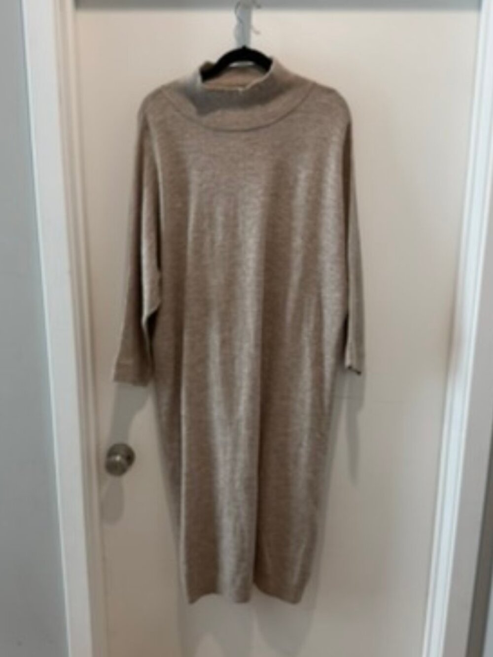 Anthropologie Oatmeal Oversized Sweater Dress Size S